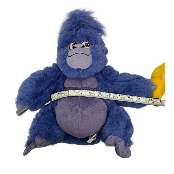 Disney TERK Baby 13" Gorilla Ape Blue Soft Bean Plush Tarzan 380 - Picture 9 of 9